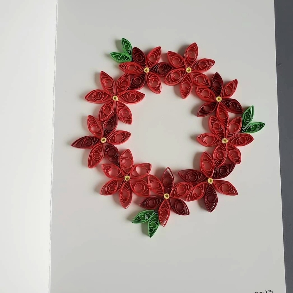 Handmade Paper Quill Card
